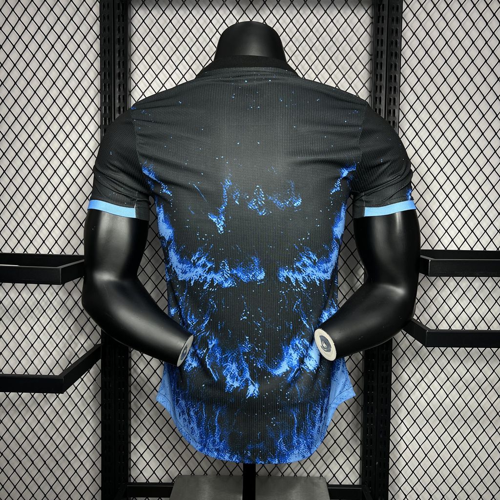 24-25 Real Madrid black with Ocean Blue