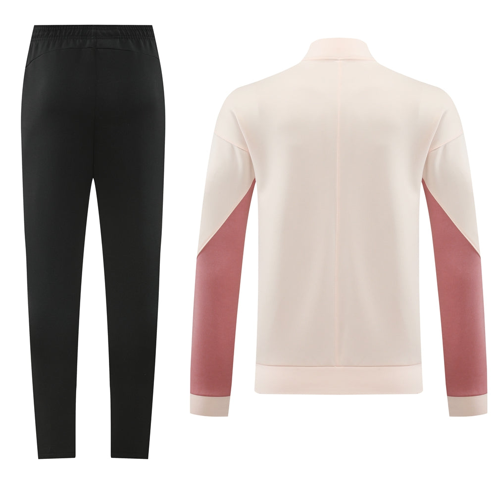 24-25 PSG Jordan light pink stripe full zip