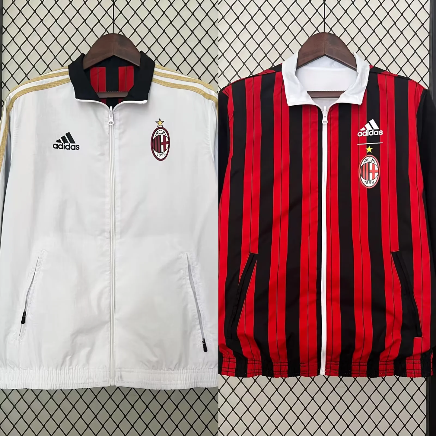 Ac Milan Reversible Windbreaker (2 in 1)