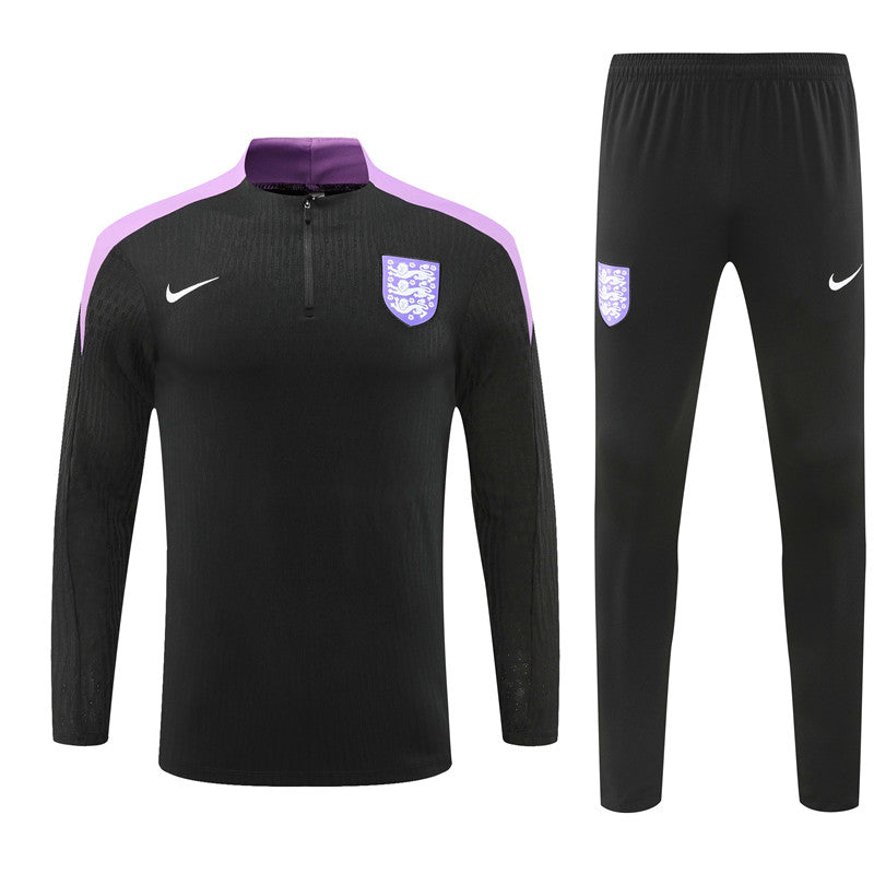24-25 England black with purple half zip