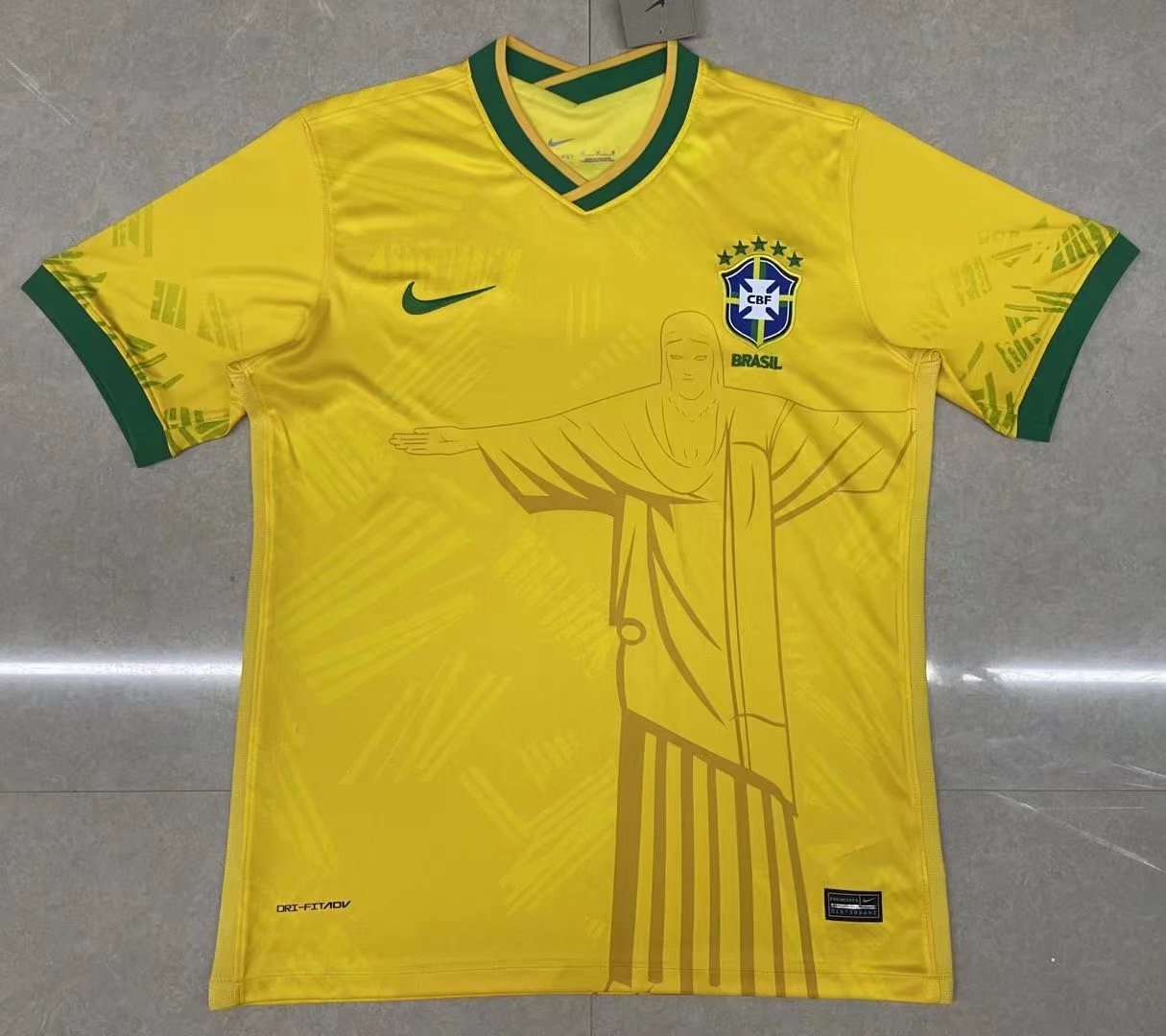 Brazil Customized Jesus Statue Jersey EuropeRetro brazil-customized-jesus-statue-jersey-europeretro