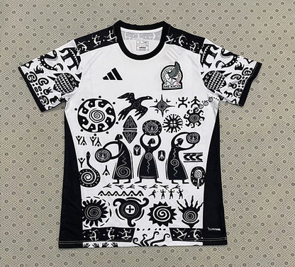 Mexico white with black promotion server shirt